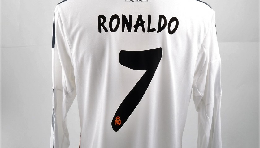 Ronaldo's Official Real Madrid Signed Shirt, 2013/14 - CharityStars