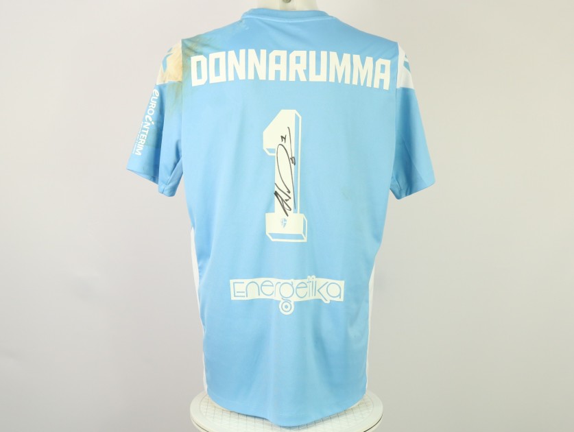 Donnarumma's Unwashed Signed Shirt, Padova vs Vicenza 2024