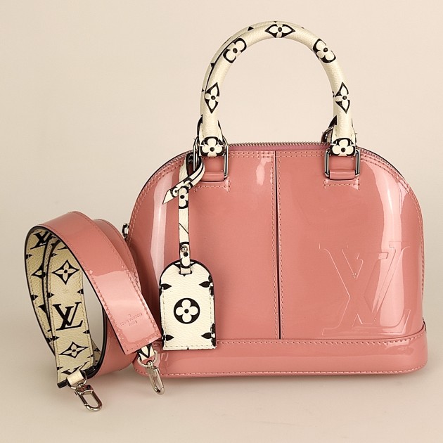 Louis Vuitton Mini Alma Patent Leather Bag - CharityStars