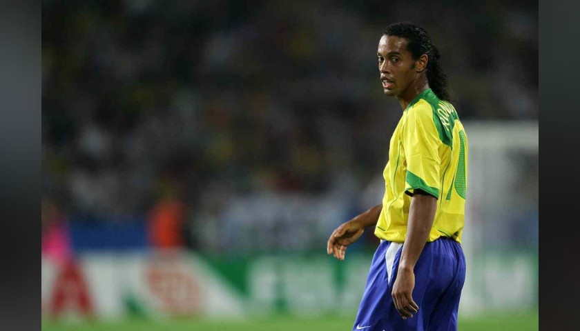 Ronaldinho's Official Brazil Signed Shirt, 2004