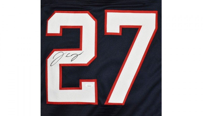 New England Patriots Football Jersey Signed by JC Jackson - CharityStars