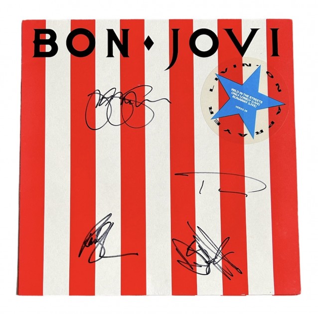 Bon Jovi Signed 'Livin’ on a Prayer' Vinyl LP