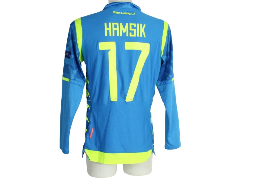 Hamsik's Napoli Match-Issued Shirt, UCL 2018/19