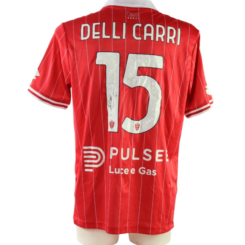 Maglia Delli Carri Unwashed Virtus Entella vs Monza, 2026 - Autografata