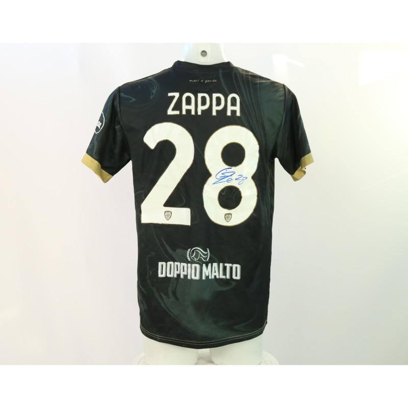 Zappa's Signed Unwashed Shirt, Lazio vs Cagliari 2024