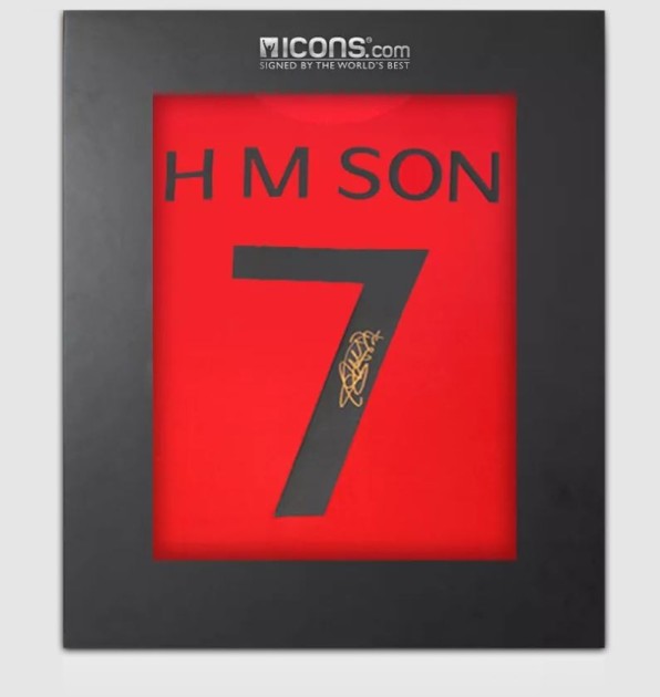 Son Heung-min's Korea Republic Signed Retro Shirt In Deluxe Packaging