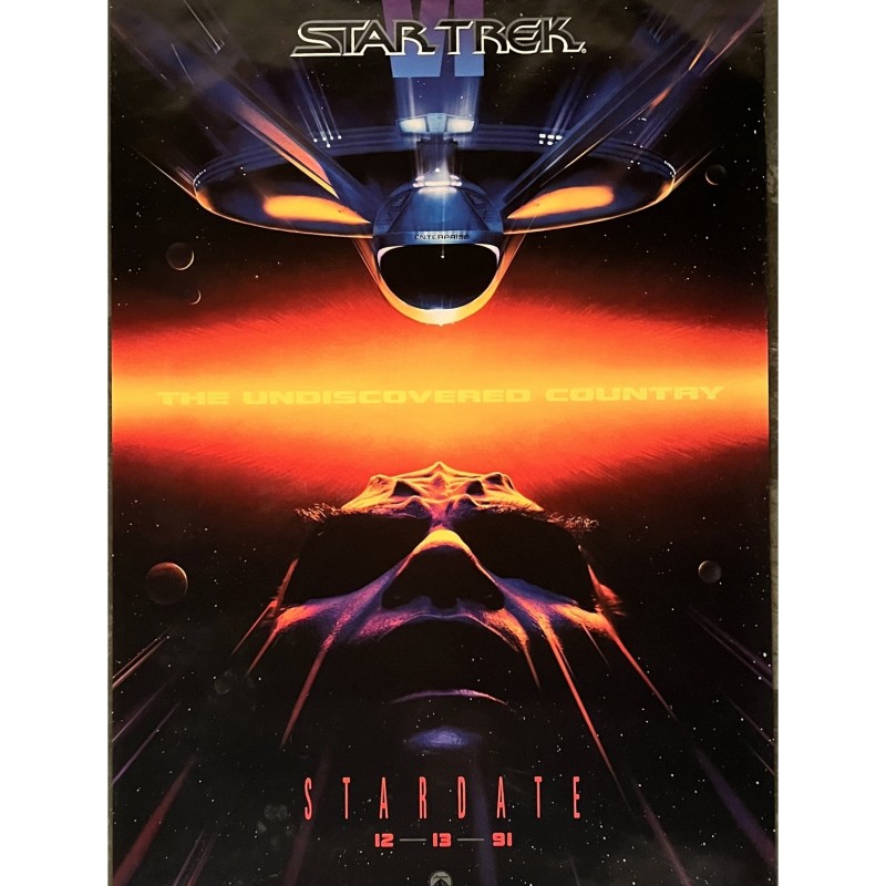 Star Trek VI: The Undiscovered Country (1991) Original Movie Poster