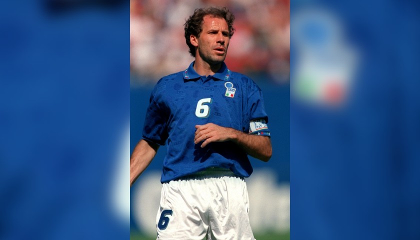 Italy Training Shirt, 1993/94 - Signed by Baresi