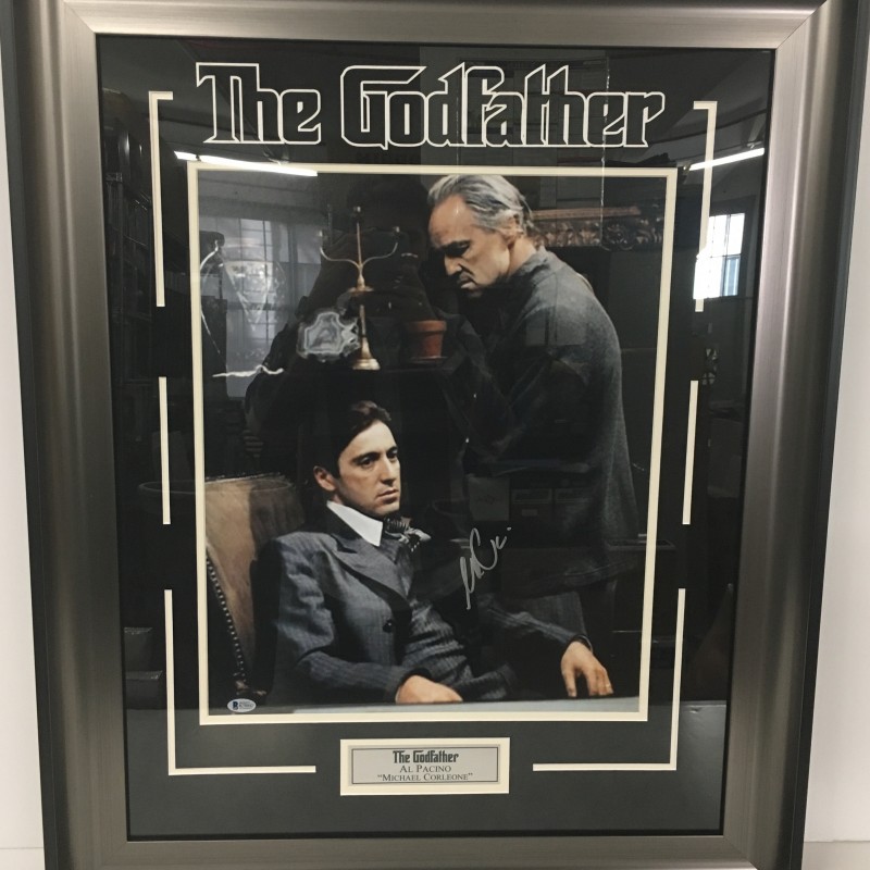 The Godfather Photograph Autographed by Al Pacino 