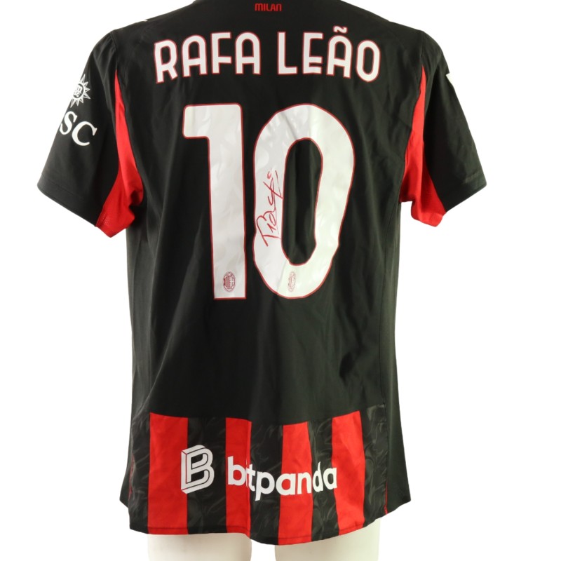 Maglia Ufficiale Leao Milan, 2025/26 - Autografata