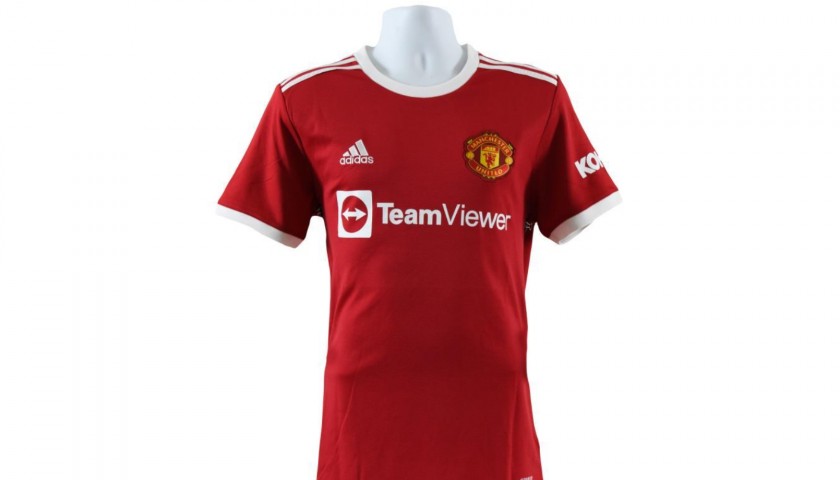 Maguire's Official Manchester United Signed Shirt, 2021/22