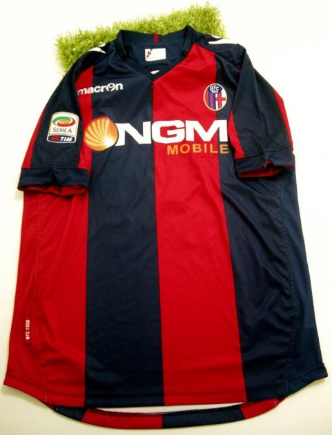 Bologna match issued / worn shirt, Kone, Bologna-Livorno, Serie A 2013/2014