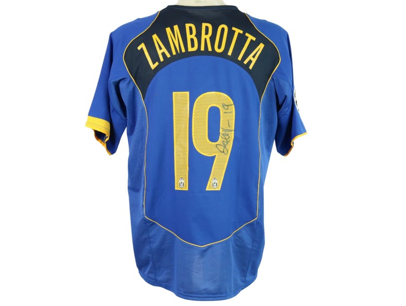 Zambrotta's Juventus Signed Match Shirt, 2004/05