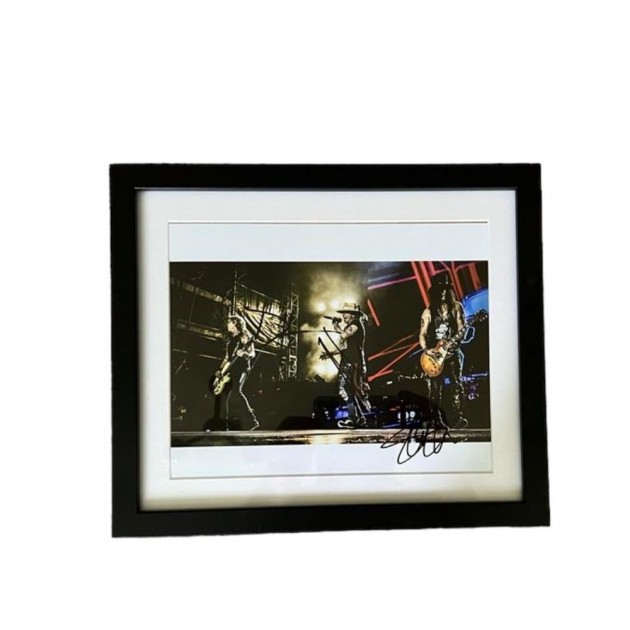 Guns N' Roses Signed and Framed Photograph