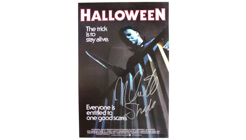 Nick Castle “Michael Myers” Signed Halloween Poster