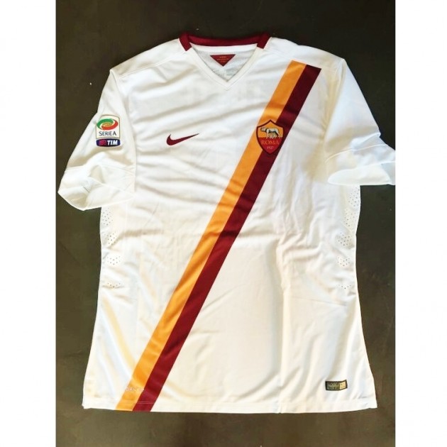 Totti Roma match issued shirt, Serie A 2014/2015