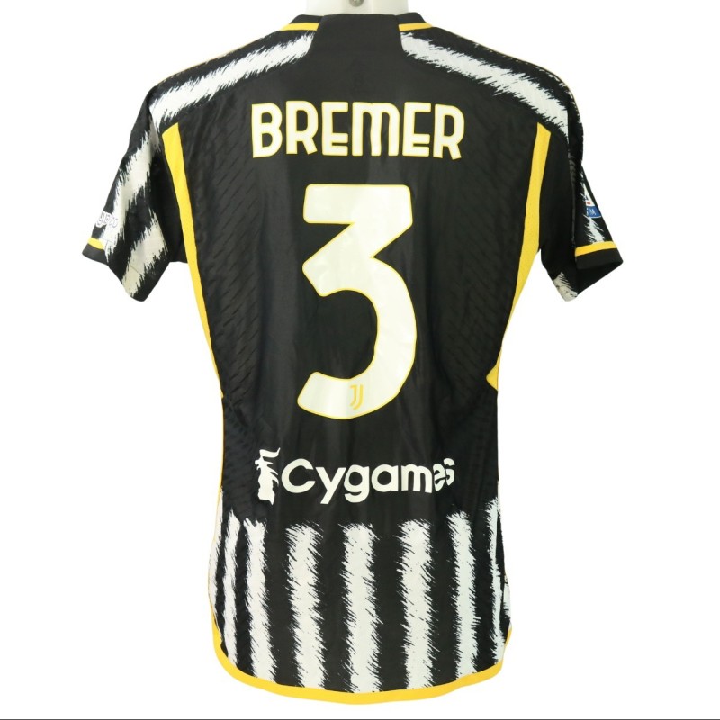 Maglia unwashed Bremer - Juventus vs Milan, Serie A 2023/24