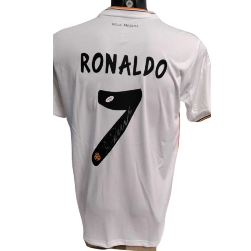 Cristiano Ronaldo Replica Real Madrid Signed Shirt, UCL Final Lisbon 2014