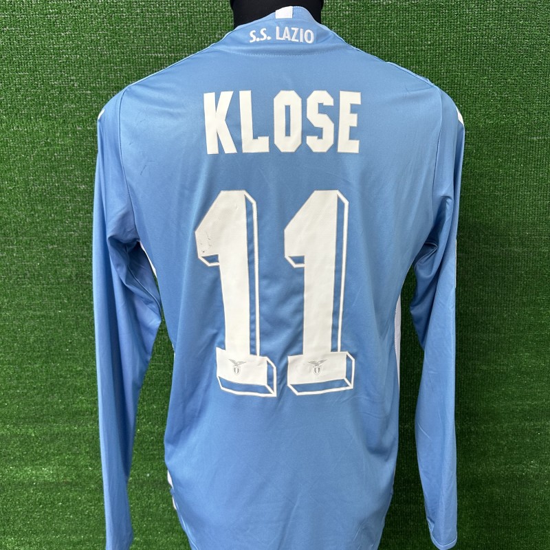 Maglia Klose, preparata Lazio vs Juventus 2015 - Patch Speciale Giubileo