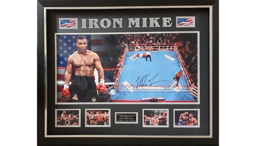 Mike Tyson Framed and Hand-Signed Photo - Limited Edition