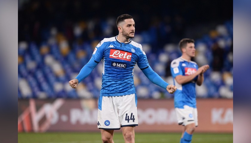 Manolas' Official Napoli Signed Shirt, 2019/20 