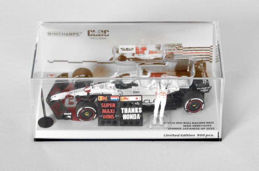 Max Verstappen's Red Bull RB21 Japanese GP 2025 Special Minichamps Model, 1:43 Scale – Limited Edition