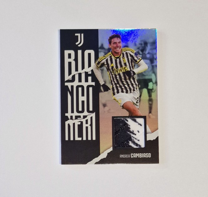 Topps -  Card con Frammento della Maglia di Andrea Cambiaso