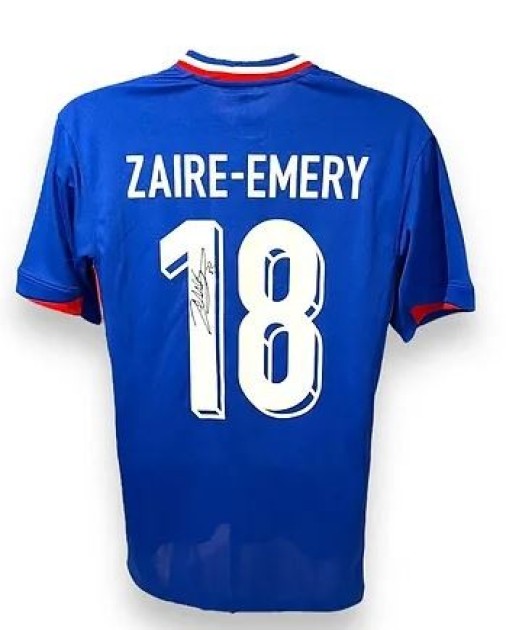 Zaire-Emery's France 2023/24 Signed Replica Shirt