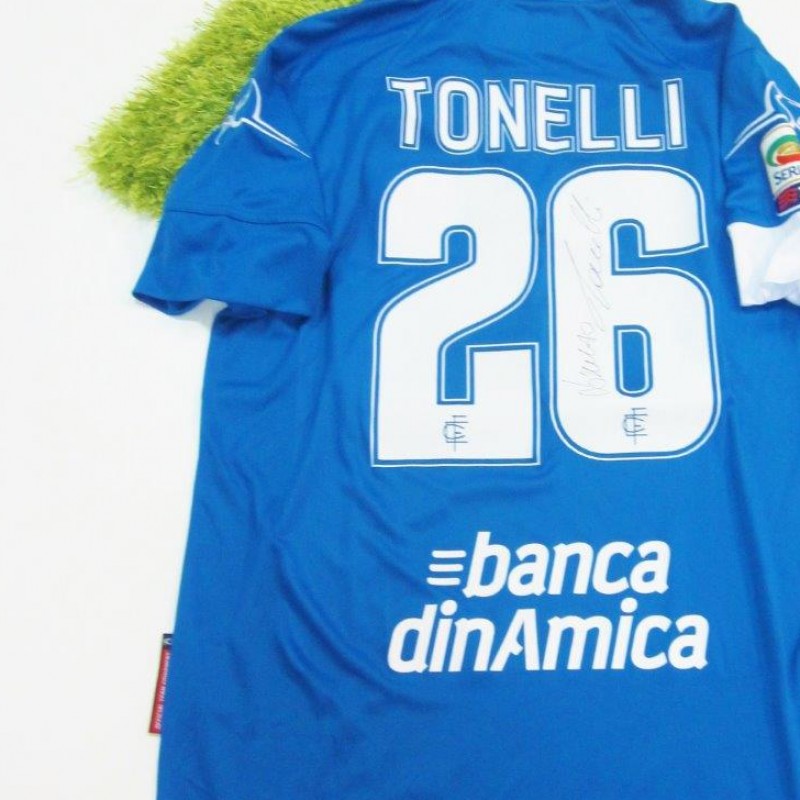 Tonelli match worn shirt, Empoli-Torino, Serie A 14/15 - signed