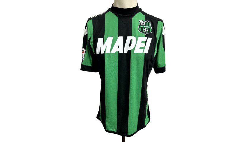 Maillot De Football Match Worn Sassuolo - Berardi N°25 - Saison 2015/2016 - Kappa - Taille L