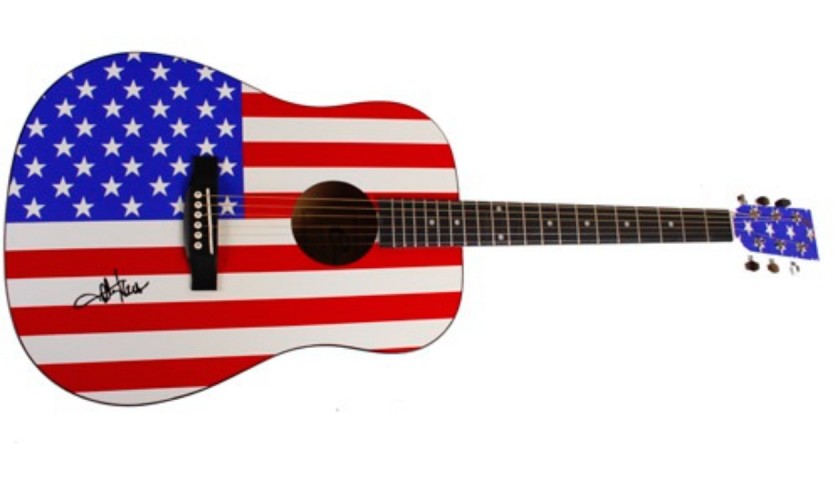 Toby Keith Guitar with Digital Signature