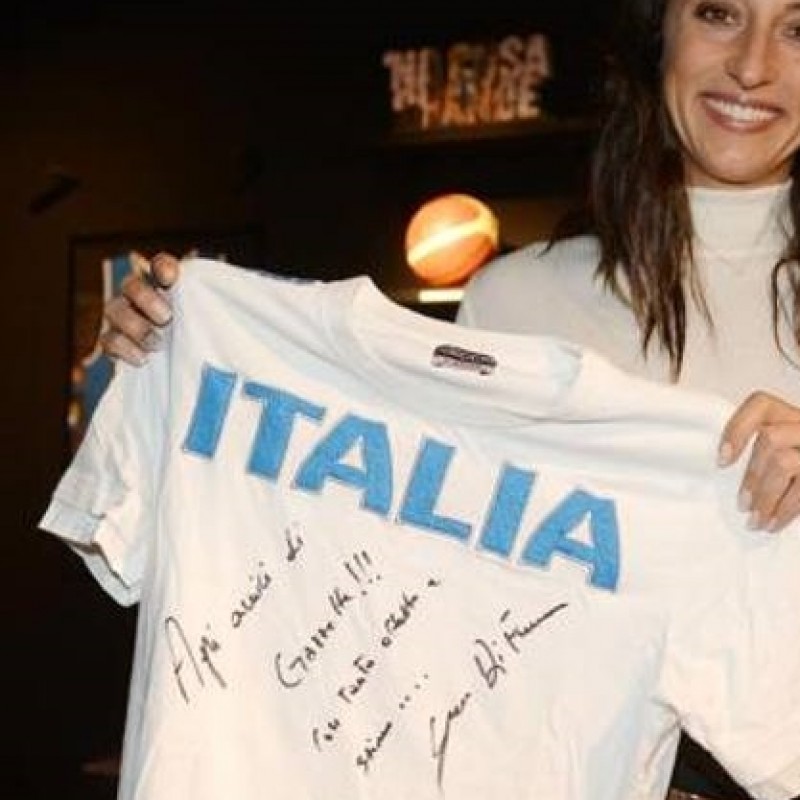 Maglia Scherma indossata e firmata da Elisa Di Francisca