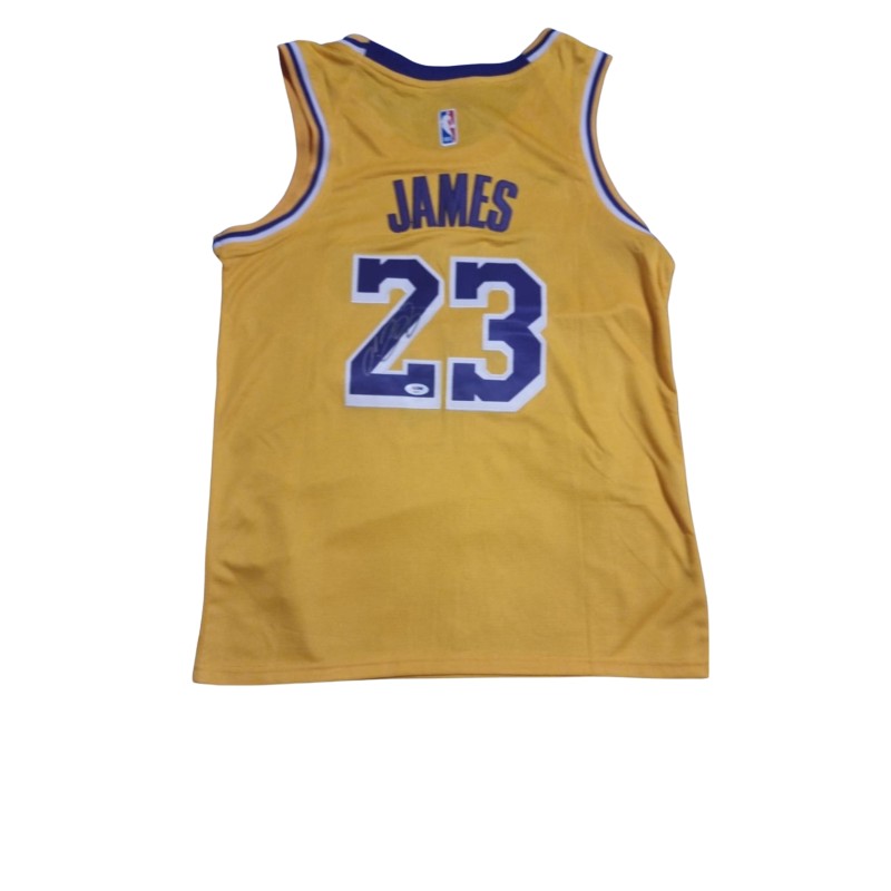 Lebron James Lakers 2023 Signed Replica Jersey