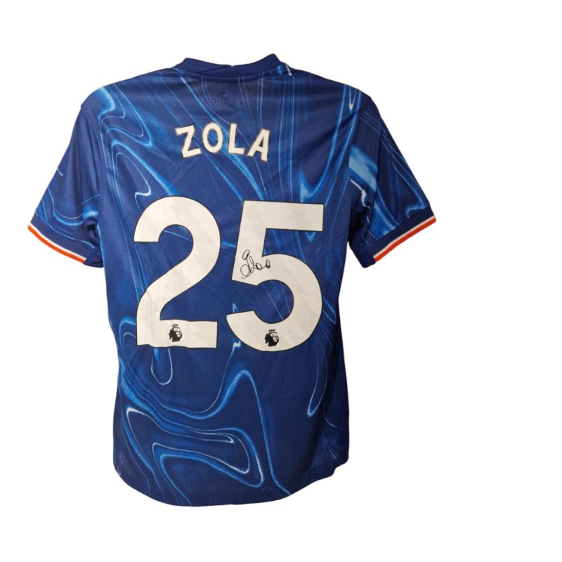 Gianfranco Zola's Chelsea 2024/25 Signed Replica Shirt