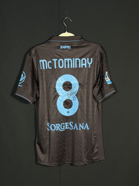 McTominay's Napoli Signed Official Shirt, 2025/26