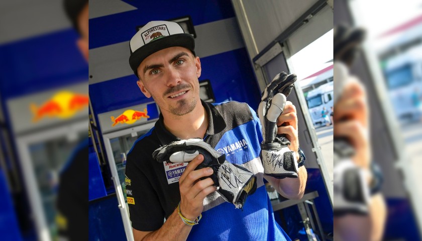 Racing Gloves Worn and Signed by Loris Baz at Portimao