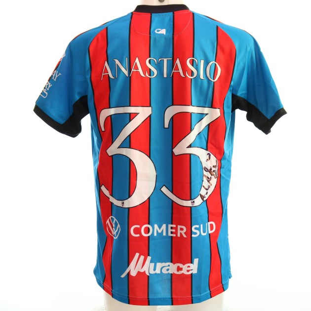 Anastasio's unwashed Signed Shirt, Catania vs Benevento 2024 