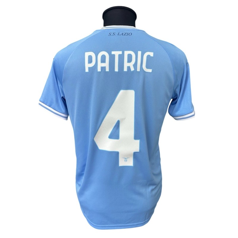 Patric's Lazio Match-Issued Shirt, 2022/23