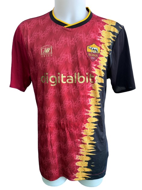 Pellegrini's Match-Issued Shirt, Roma vs Yokohama FM 2022 - CharityStars