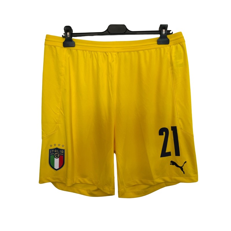 Donnarumma's Italy Match-Issued Shirt, 2019/20