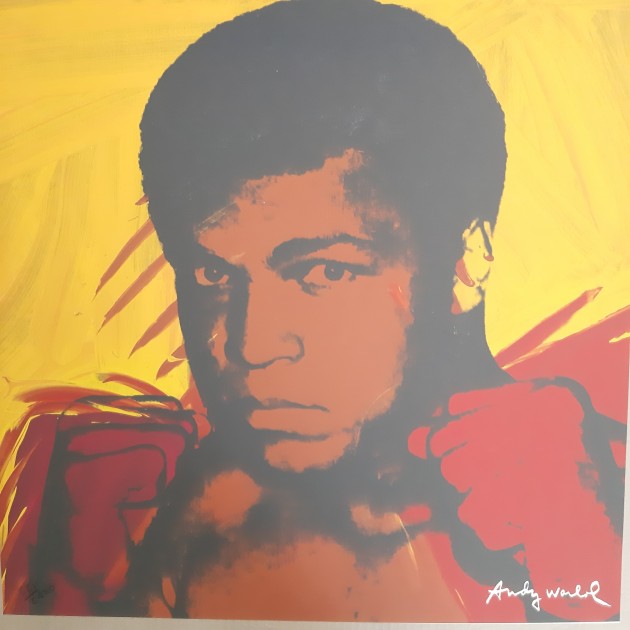 "Muhammad Ali" by Andy Warhol - Signed