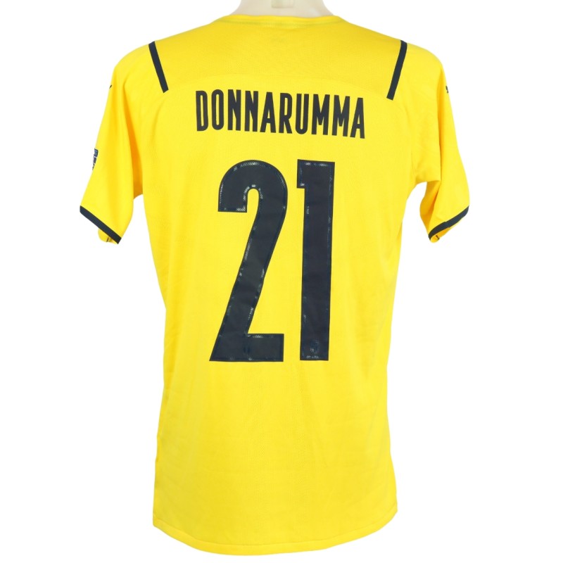 Donnarumma's Match-Issued Shirt, Italy vs England 2021