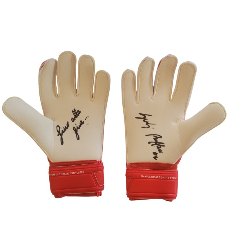 Customized Puma Gloves - Worn and Signed by Gianluigi Buffon