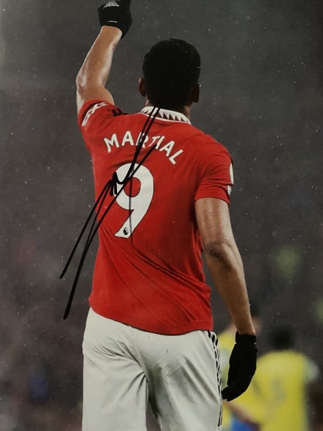 Foto autografata di Anthony Martial