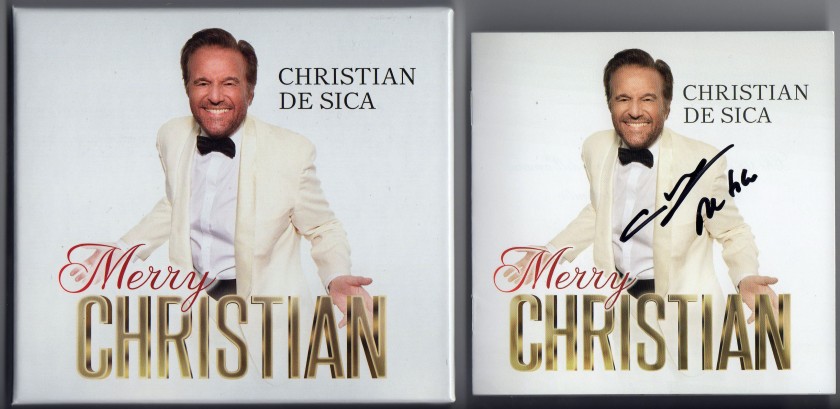 CD "Merry Christmas” autografato da Christian De Sica