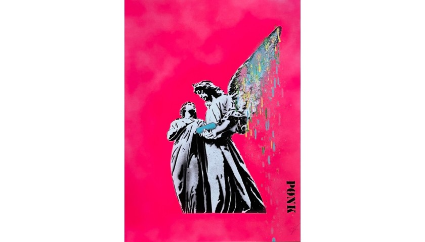 "Spray for Love" 1/1 Editions by PØNK