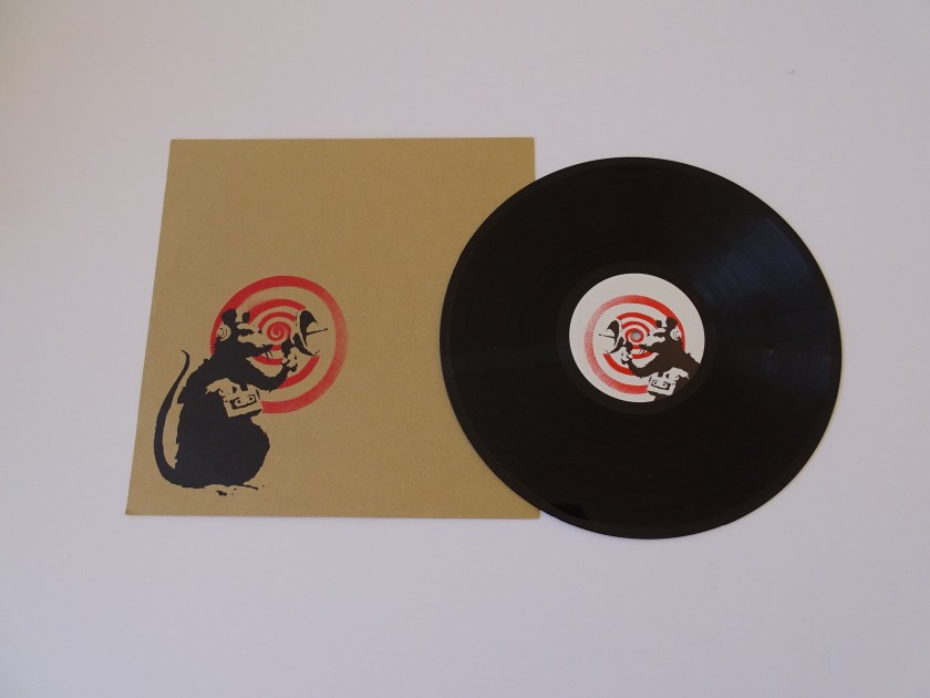 Banksy 'Radar Rat - Dirty Funker Vinyl (Brown)', 2008