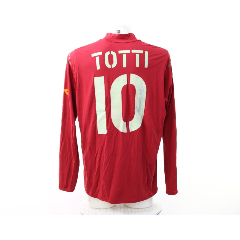 Maglia Totti Roma Preparata, 2004/05 - Autografata