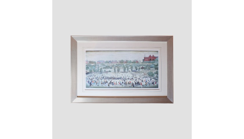 'Peel Park, Salford' Signed by L.S Lowry Numbered