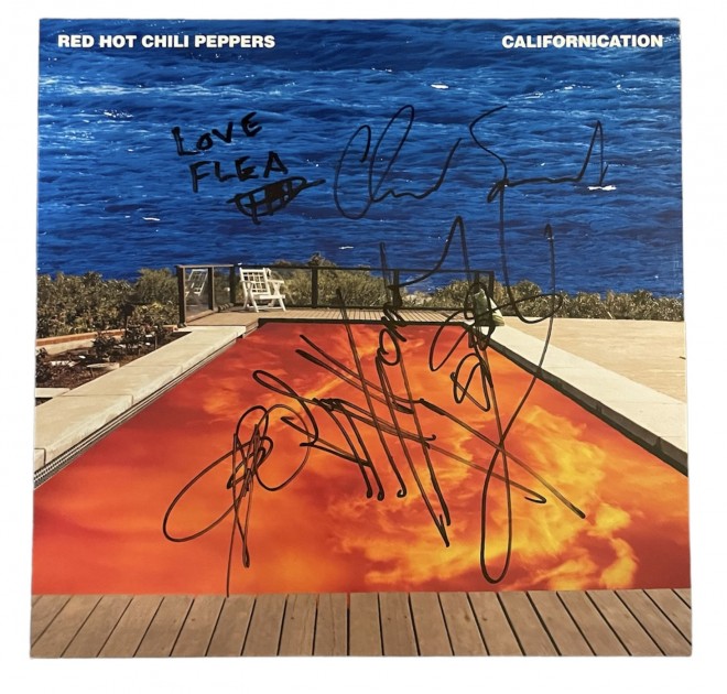 Red Hot Chili Peppers Signed Californication Vinyl LP